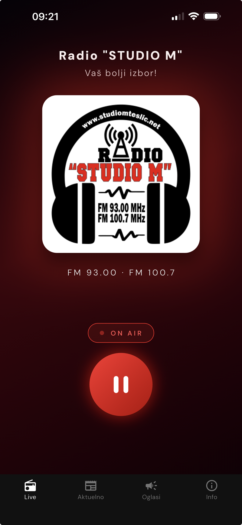 Radio Station App